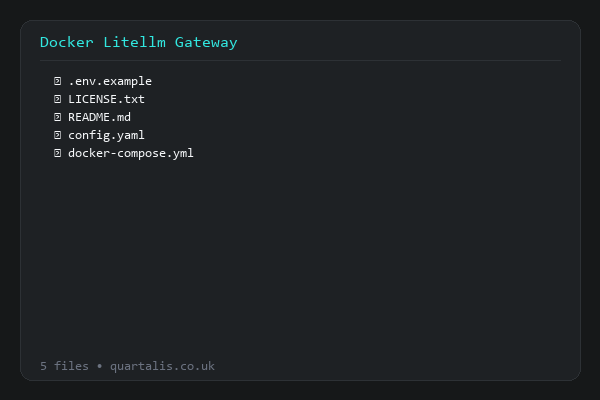 AI Gateway Stack (LiteLLM)